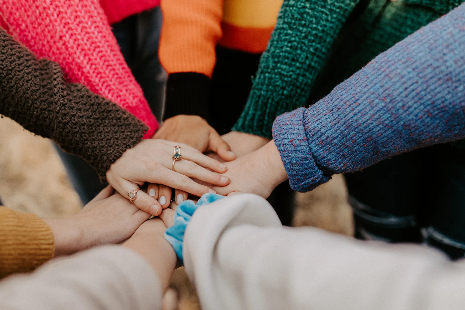 Community volunteers working together to help veterans and families